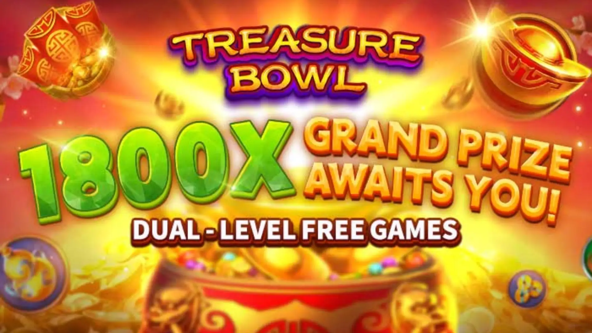 Multiplicadores Treasure Bowl 74bet - 7777x Máximo com Tigela Dourada